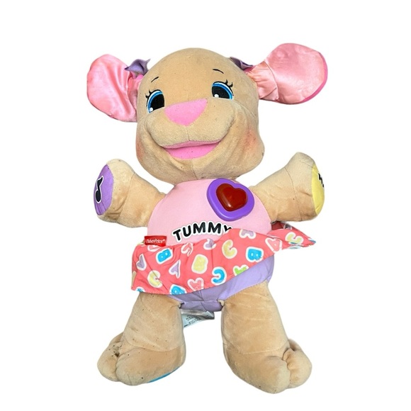 Fisher Price Laugh and Learn Smart Stages Interactive Girl Puppy Dog Plush Music - Picture 1 of 4
